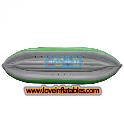 inflatable double person kayak with self bailer