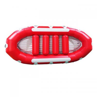 large 16ft white water raft for river  expedition with self bailing floor