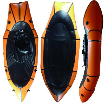 Inflatable whitewater packraft