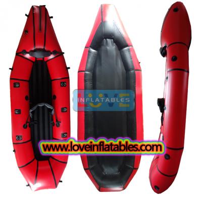 red 420D TPU durable Inflatable packraft
