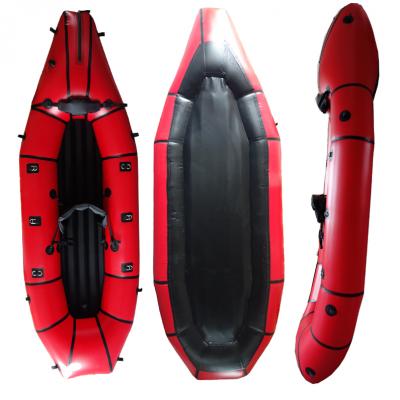 Inflatable whitewater packraft