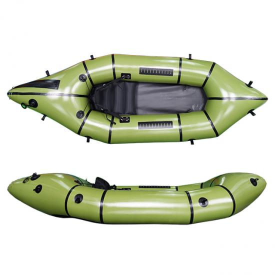 Inflatable whitewater packraft