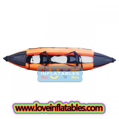 CE certificated inflatable kayak with backrest