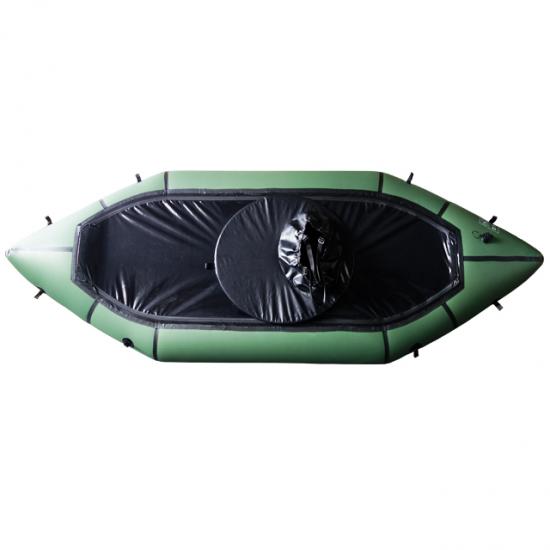 Inflatable whitewater packraft