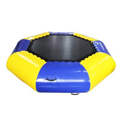 Factory supply garden outdoor inflatable bungee jumping trampoline for kids and adults