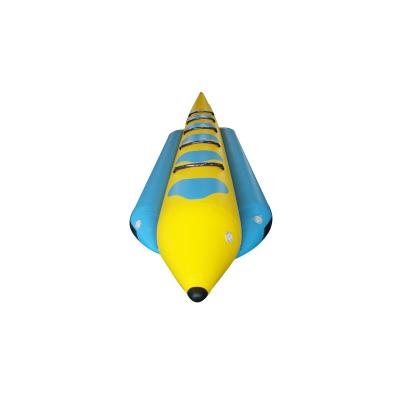 inflatable fly fishing banana boat, toy towablefor watersport game