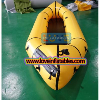 TPU 210D 420D Inflatable 2 Person Paddle Pack Raft Kayak Boat Packraft