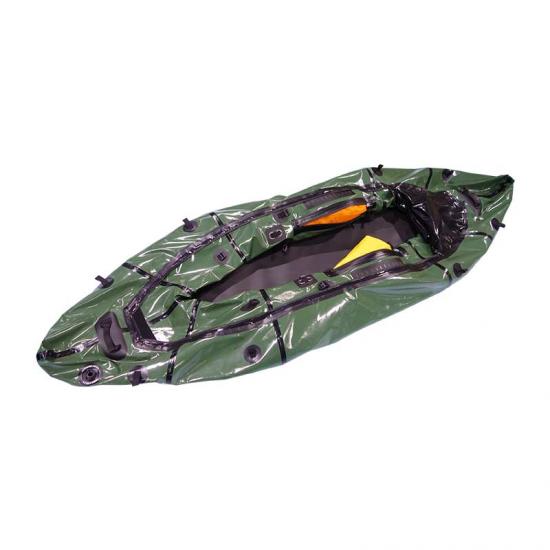 Inflatable white water packraft