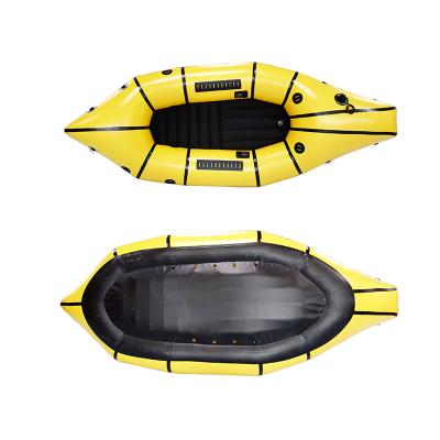 Inflatable white water packraft