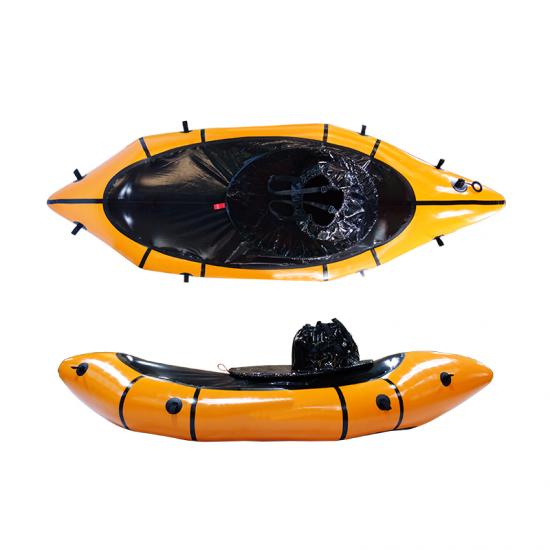 Inflatable white water packraft