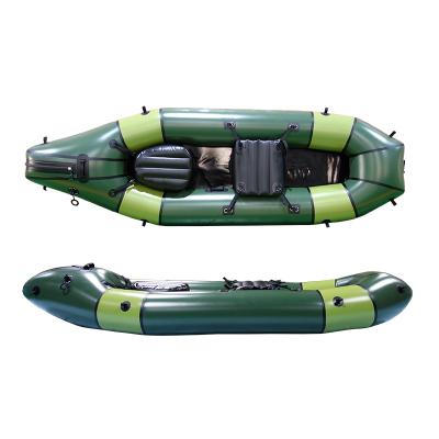 Inflatable tandem packraft