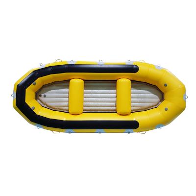river raft with  upgraded PVC, heat-welded seams, and D7 valves