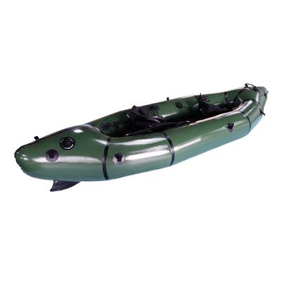 Inflatable tandem packraft