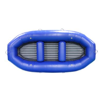 wholesale Heavy duty double floor river sea rescue boat whitewater rafting 5678 passager inflatable raft drifting boat