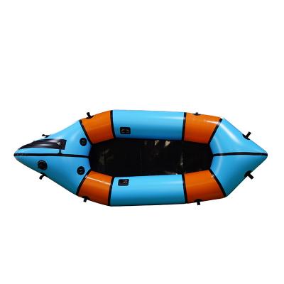1-Person Inflatable River Packraft Kayak With Waterproof Zip