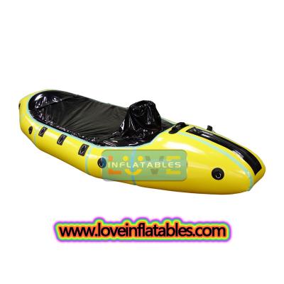 Customized Light TPU Adventure Inflatable Pack Raft for Paddle