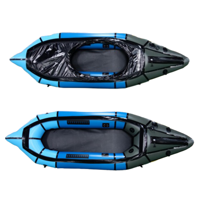 Inflatable white water packraft