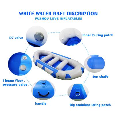 commercial qualtity 14ft 8 person whitewater river raft