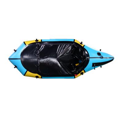 Inflatable calm water packraft