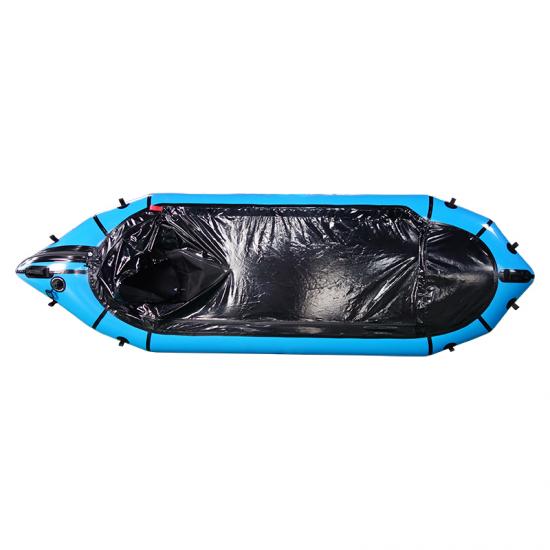 Inflatable calm water packraft