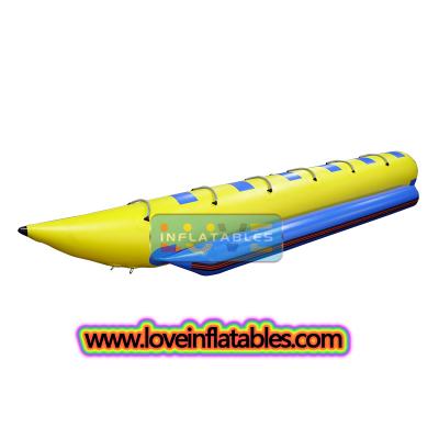 6/8 Passenger Ride Sitting Inflatable Banana Boat Towable Banana Boats Tube