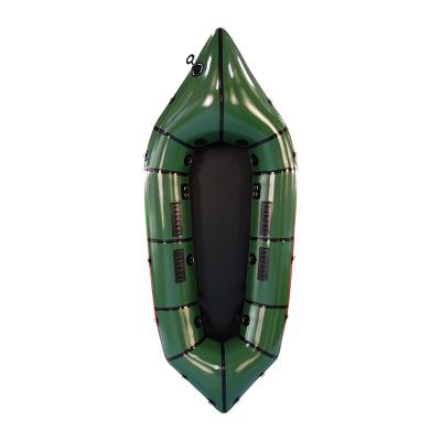 Inflatable calm water packraft