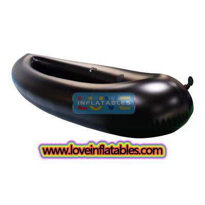 intergrated self bailing whitewater TPU packraft from Love Inflatables