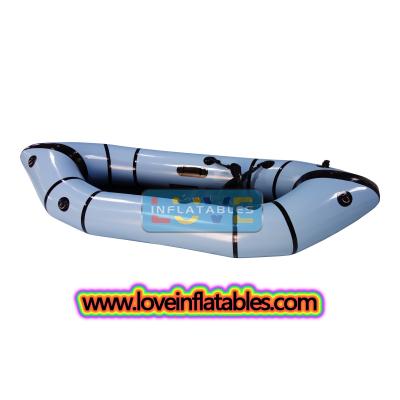 lakes, oceans, and up to Class I rivers calm water fishing packraft