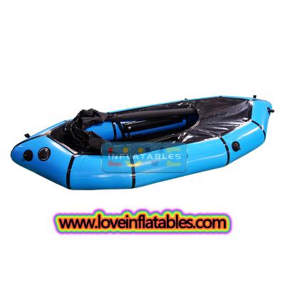 High Speed Backpacks Inflatable TPU Packraft Kayaks Boat Pack Raft for Touring Sports