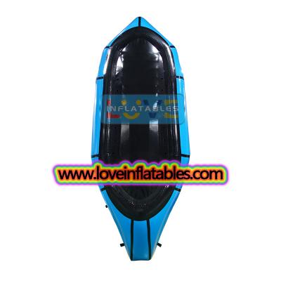 Newly designed high-capacity packraft for whitewater