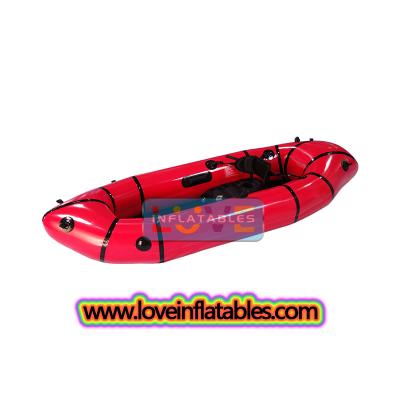 Factory Manufacture Inflatable Fishing Rowing Boat White Water Sport TPU Ultralight Life Raft Pack Raft