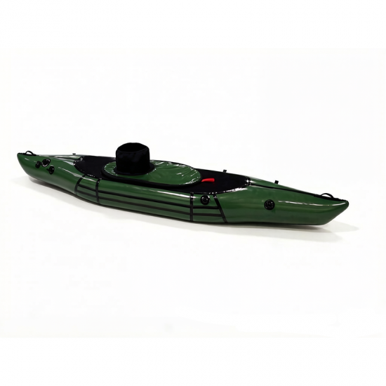 Inflatable calm water packraft