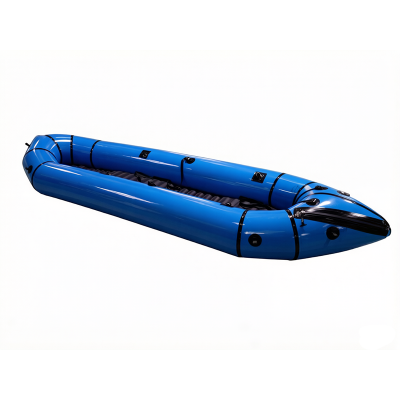 Custom Packraft Supplier 3.5m 11.5ft Urethane 210D 420D TPU Adventure Expedition Two-Person Packraft for River Lake