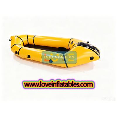 Oem Eco-Friendly Inflatable Boat Outdoor Air Boat Water Rafting Inflatable Fishing Kayak Inflatable Lightweight TPU PackRaft